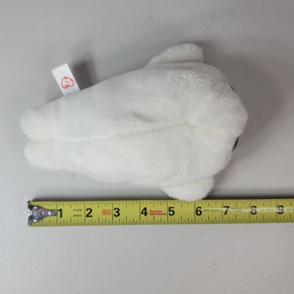 Ty Beanie Boos Plush White 8" Arctic Blue Glitter Eyes Icy Seal Stuffed 2017 - Picture 11 of 11